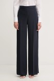 MAX&amp;Co. pantaloni culoarea negru, drept, high waist, 2418131034200