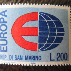 San Marino--Europa CEPT-serie completa-nestampilat