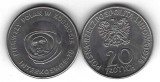 POLONIA 20 ZLOTI / ZLOTICH 1978 , Primul Polonez in Cosmos - INTERKOSMOS 1978 [2] XF