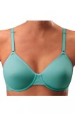 Sutien Beedees By Triumph MicroFun W Turquoise, neintarit, cu armatura, bretele ajustabile, inchidere mos-baba