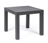 Cumpara ieftin Masuta aluminiu ceramica gri antracit Kledi 50x50x46 cm