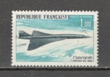 Franta.1969 Posta aeriana-Avion Concorde SF.597, Nestampilat