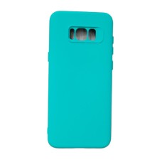 Huse silicon protectie camera si microfibra in interior Samsung S8 Plus