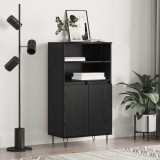 vidaXL Bufet Negru 60 x 36 x 110 cm Lemn compozit 879621
