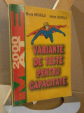 Maria Negrila -Variante de teste pentru Capacitate (55 de teste cu solutii), Paralela 45