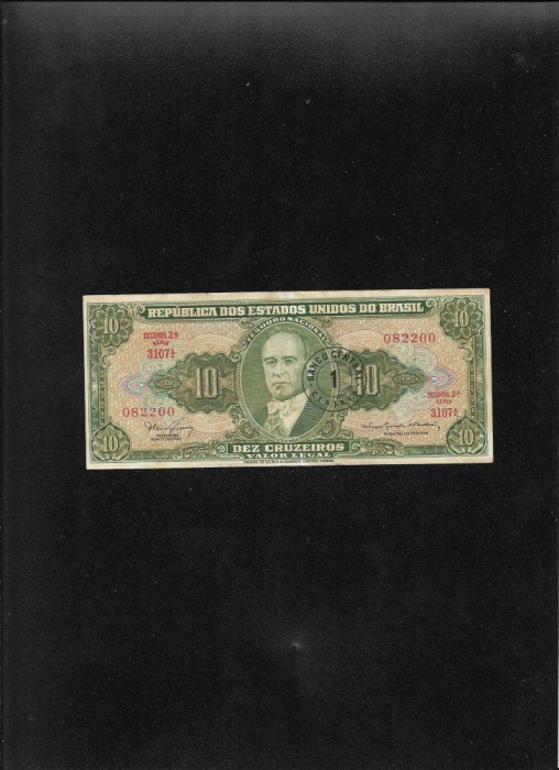 Brazilia 1 centavo pe 10 cruzeiros 1966 seria082200