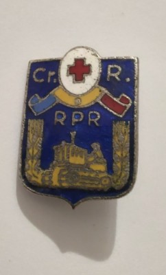 Insigna - Crucea Rosie RPR foto