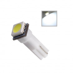 Led bec 1 smd soclu T5 pentru bord, de culoare alb foto