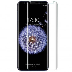 Folie sticla securizata cu adeziv UV FULL GLUE Samsung Galaxy S9 Transparent foto