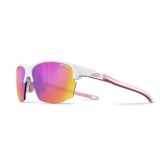 Ochelari de soare Julbo SPLIT Spectron 3 white/pink, ultraușori, ventilati, ciclism, trail running, sportivi