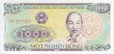 VIETNAM █ bancnota █ 1000 Dong █ 1988 █ P-106 █ UNC █ necirculata