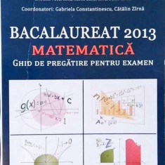 BACALAUREAT 2013, MATEMATICA. GHID DE PREGATIRE PENTRU EXAMEN-DUMITRU ANDREI, MARIANA BACULA SI COLAB.-258170