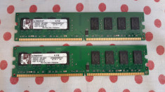 Kit Memorie Ram Kinston 4 GB (2X2) DDR2 800Mhz Desktop. foto