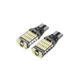 Bec T15 45SMD 4014 12V Canbus 600 lumen Lumina alba Cod: HH020 Automotive TrustedCars