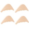Set 4 Pernute Antialunecare din Spuma EVA, Pentru Degete,Reutilizabile si Ajustabile, pentru Protectia Incaltamintei prea Mari, 3.3 x 7 cm, Grosime 1.