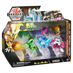 BAKUGAN S4 PACHET STARTER 4 PIESE NILLIOUS, TITAN KING, HYDOROUS, BLITZ FOX foto