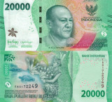 INDONEZIA █ bancnota █ 20000 Rupiah █ 2022 / 2023 █ P-166 █ UNC █ necirculata