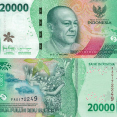 INDONEZIA █ bancnota █ 20000 Rupiah █ 2022 / 2023 █ P-166 █ UNC █ necirculata