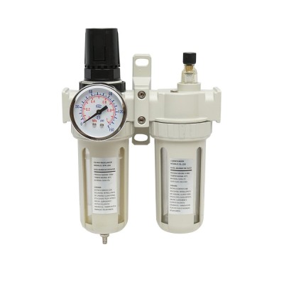 Filtru aer si ungator cu regulator de presiune max. 1 MPa, racord 1/2 foto