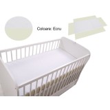 Cearceaf Klups fara elastic Ecru 120x60 GreatGoods Plaything