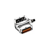 Pedale Union SP-102 1-piece aluminiu argintii filet 1/2 pe carton Ultimate FactoryBikes