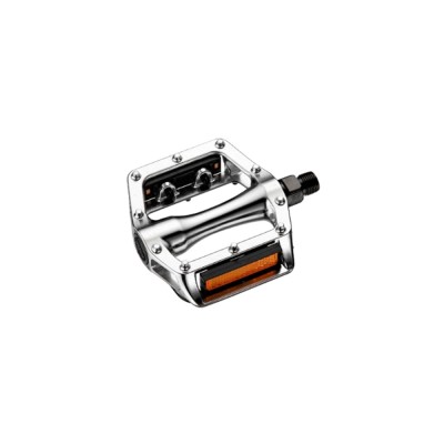 Pedale Union SP-102 1-piece aluminiu argintii filet 1/2 pe carton Ultimate FactoryBikes foto