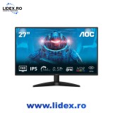 Monitor Gaming AOC 27B36X, 27", Full HD (1920 x 1080), IPS, 0.5MS, 144Hz, Flicker-Free, AdaptiveSync, HDR10, HDMI, DisplatPort, VESA, Negru