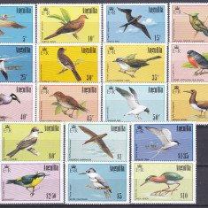 DB1 Fauna Pasari Anguilla 1985 - 86 18 v. MNH