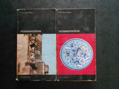 FRANZ SALES MEYER - ORNAMENTICA 2 volume foto