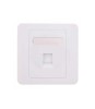Capac priza RJ45 fara Keystone 1-port alb Well