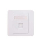 Capac priza RJ45 fara Keystone 1-port alb Well