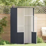 Colivie Pasari vidaXL Antracit 115x78x200cm Otel Galvanizat Voliera Mare Interior Exterior