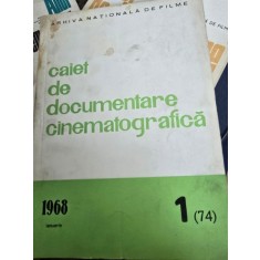 Caiet de documentare cinematografica Nr. 1 / 1968