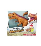 Jucarie interactiva Mighty Dinosaur cu sunete si lumini de la Dragon-i Toys, maro, Oem
