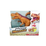 Jucarie interactiva Mighty Dinosaur cu sunete si lumini de la Dragon-i Toys, maro