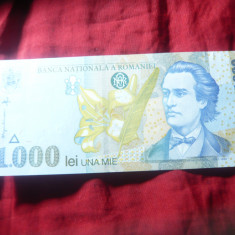 Bancnota 1000 lei 1998 M.Eminescu , cal. AUNC