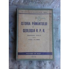 ISTORIA PAMANTULUI SI GOELOGIA R.P.R.