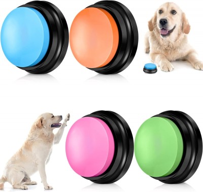 Set 4 butoane cu inregistrare vocala, pana la 30 de secunde, Multicolore foto