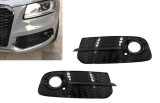 Grile laterale RS Design negru lucios pentru Audi Q5 8R Facelift 2012-2016