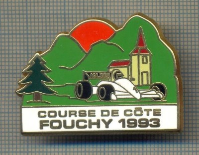 Y 992 INSIGNA - AUTOMOBILISM -COURSE DE COTE FOUCHY 1993 -PENTRU COLECTIONARI foto