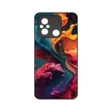 Husa BestCase&reg; Slim Glassy, Compatibila Cu Xiaomi Redmi 12C, Liquid Colors, G