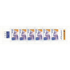Franta 1991 - ziua marcii postale, 6 neuzate in carnet filatelic