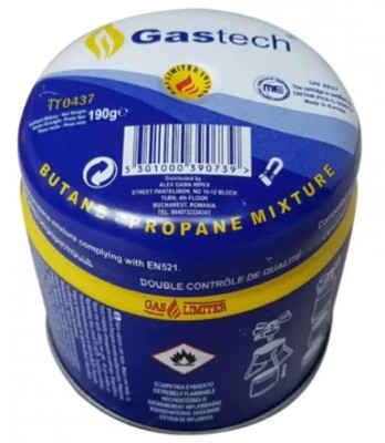 Butelie de Gaz Gastech 190G cu Valva Inclusa foto