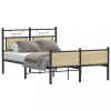 VidaXL Cadru pat fără saltea stejar sonoma 120x190 cm, lemn prelucrat 4106977