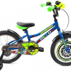 Bicicleta Copii DHS 1601, Cadru 7.9inch (Albastru)