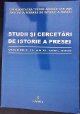 STUDII SI CERCETARI DE ISTORIE A PRESEI VOL.2 180 DE ANI DE PRESA ROMANEASCA-M. IFRIM, I. BURDUJA SI COLAB.-340843