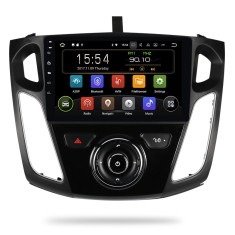 Navigatie Auto Multimedia cu GPS Ford Focus 2012 - 2018, Slot SIM 4G, Android, 2 GB RAM + 16 GB ROM, Internet, Aplicatii, Waze, Wi-Fi, USB, Bluetooth,