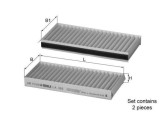 Filtru aer habitaclu Ssangyong Actyon I, Actyon Sports I, Actyon Sports II, Kyron, Rodius I Motor 2.0 Xdi, 2.0 Xdi 4WD, 2.0 Xdi 4x4, 2.2 Xdi, 2.2