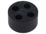Insert presetupă 8mm M40 IP68 cauciuc NBR HELUKABEL, 4 orificii