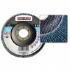 Disc lamelar frontal, Konner 260, 115x22 mm, A80, Zirconiu, lamelar, pentru oțel inoxidabil, Strend Pro